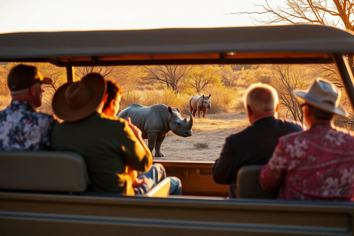 Game drive in Pilanesberg National Park